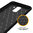 Flexi Slim Carbon Fibre Case for Samsung Galaxy J8 - Brushed Black
